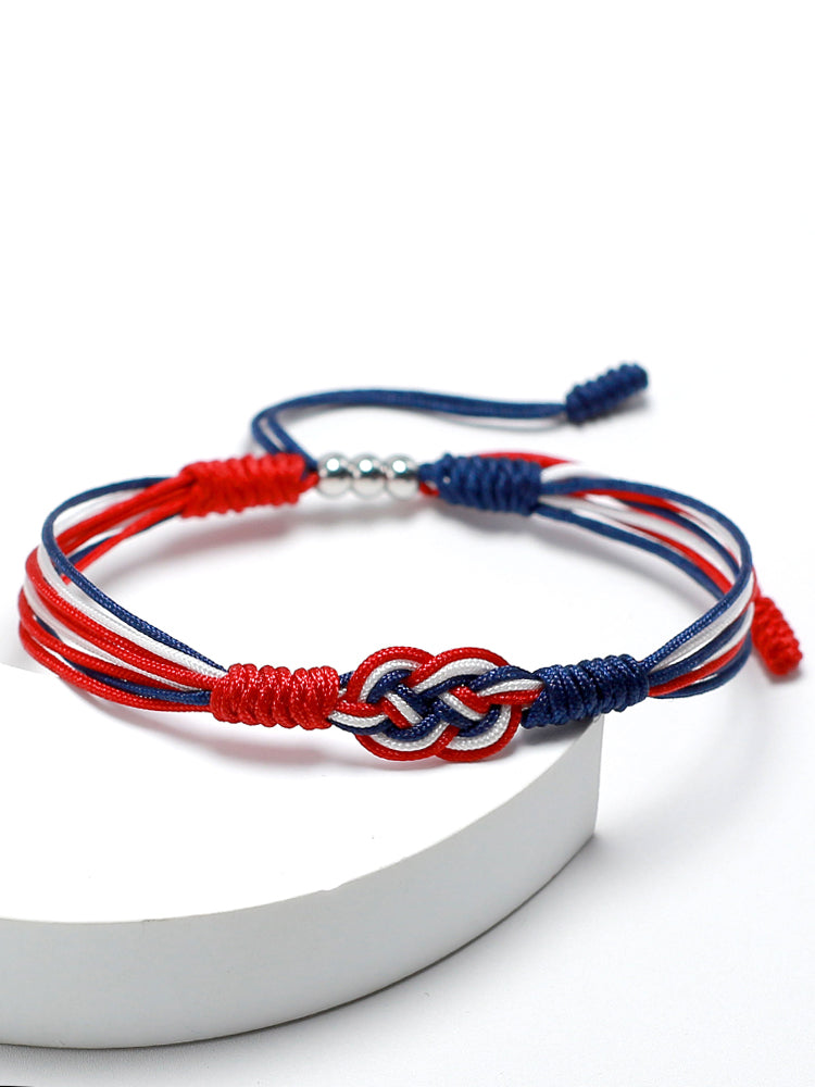 American Flag Colors Inspired Bracelet