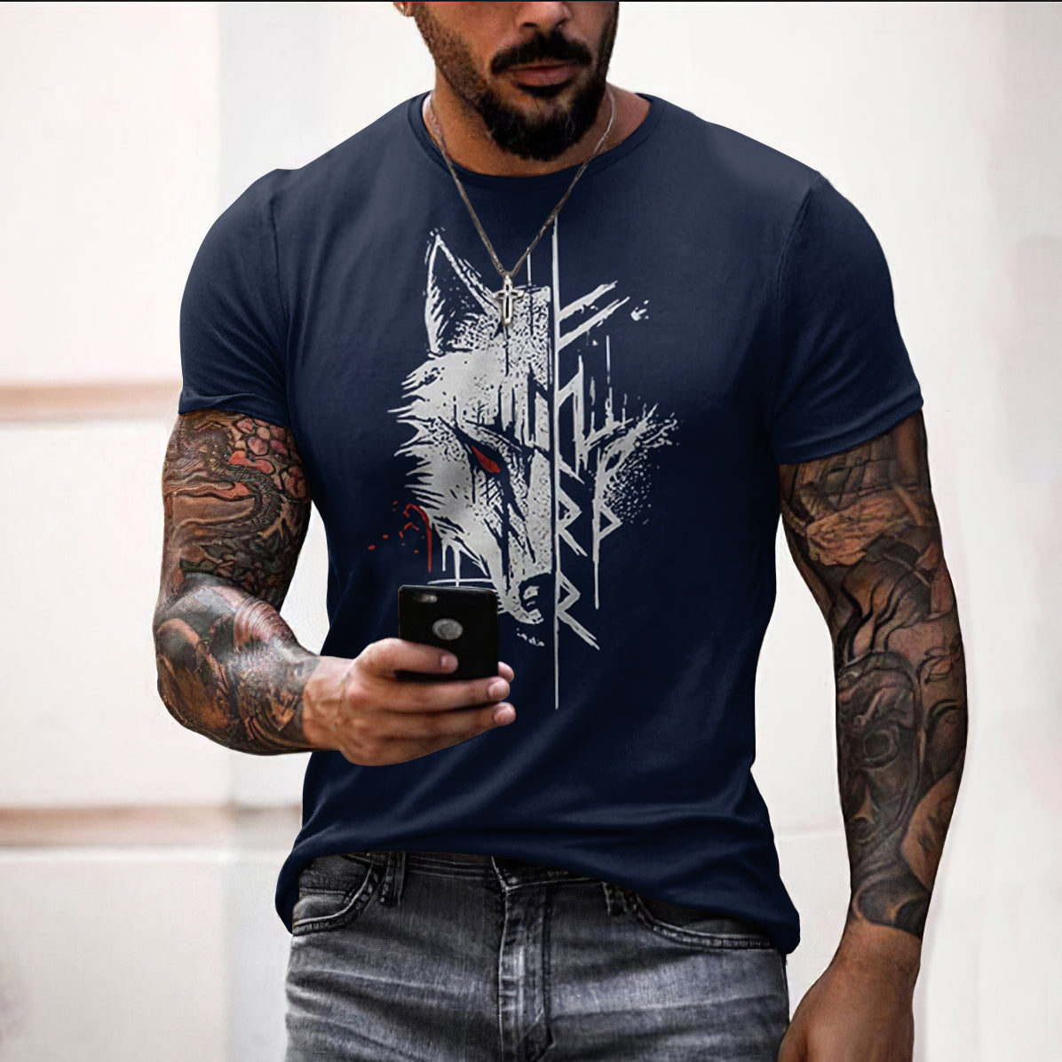 Berserker Rune Cotton T-shirt