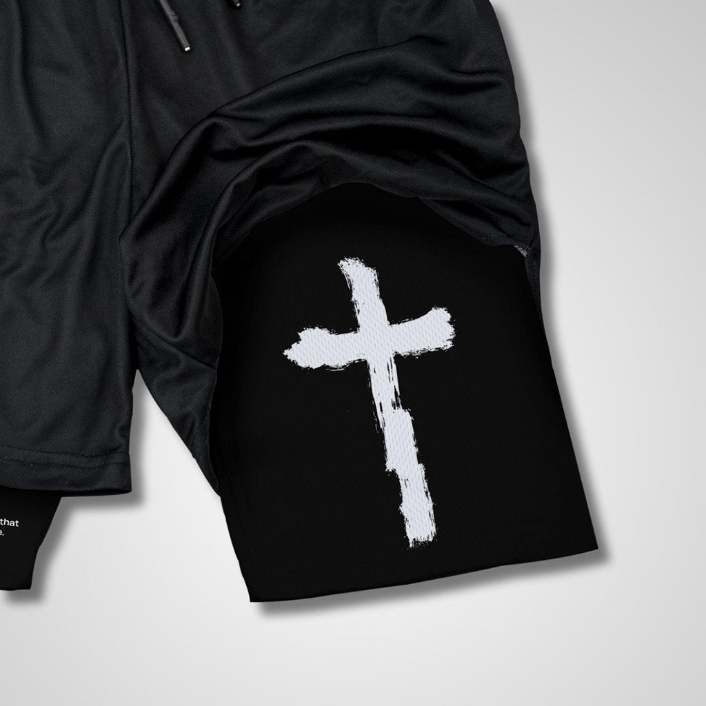 John 3:16 Cross Performance Shorts