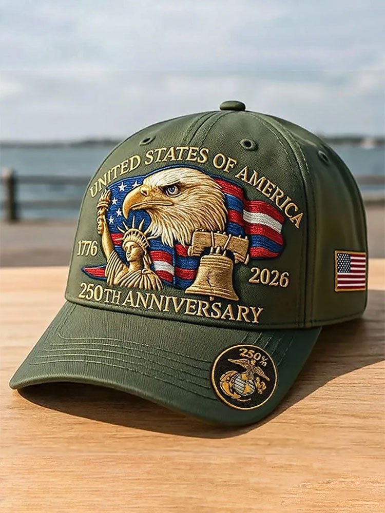 United States 250th Anniversary Print Cap