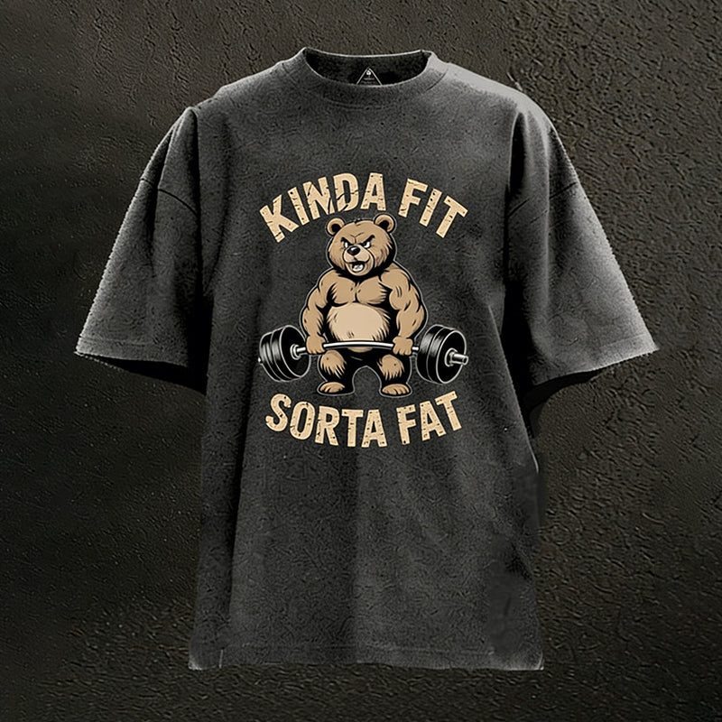 Kinda Fit Sorta Fat Washed Gym Shirt