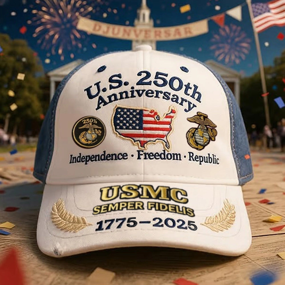 U.s. 250th Anniversary Retro Washed Cap