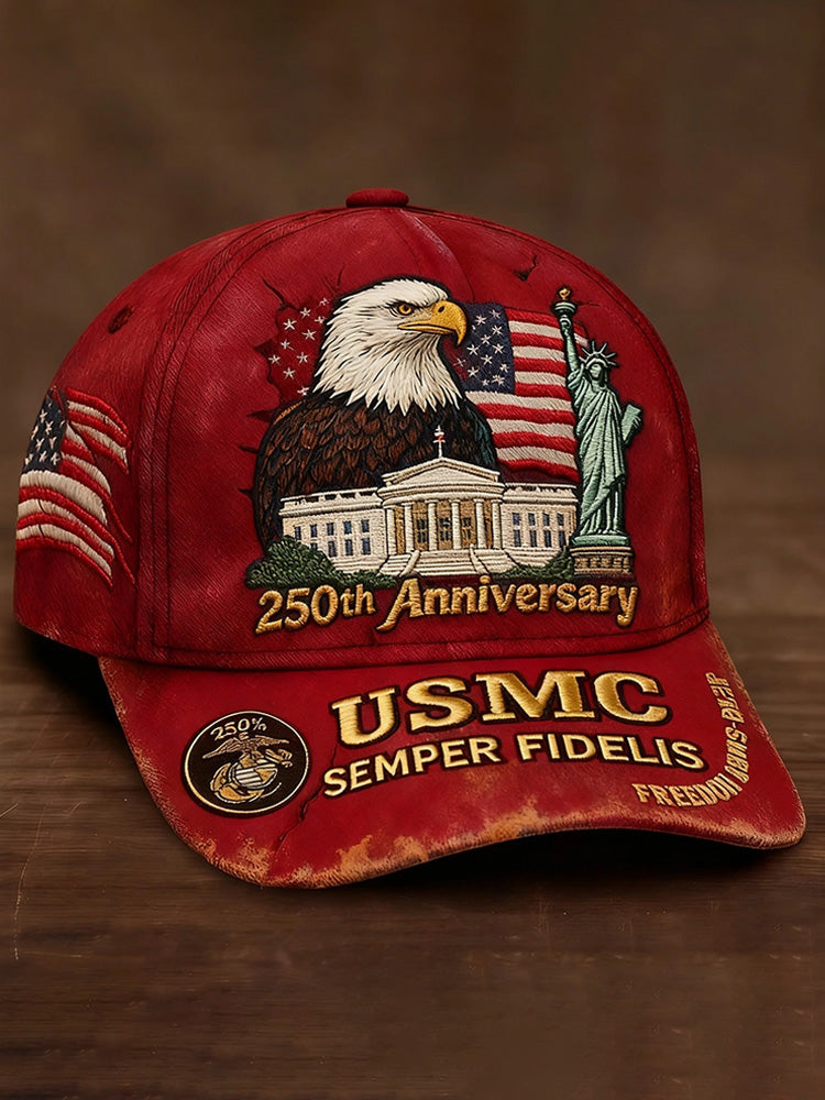Usa 250th Anniversary Commemorative & Eagle Cap