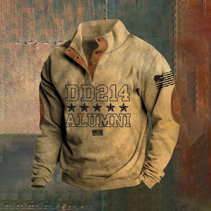 Men's Retro Dd-214 Veteran Sweatshirt