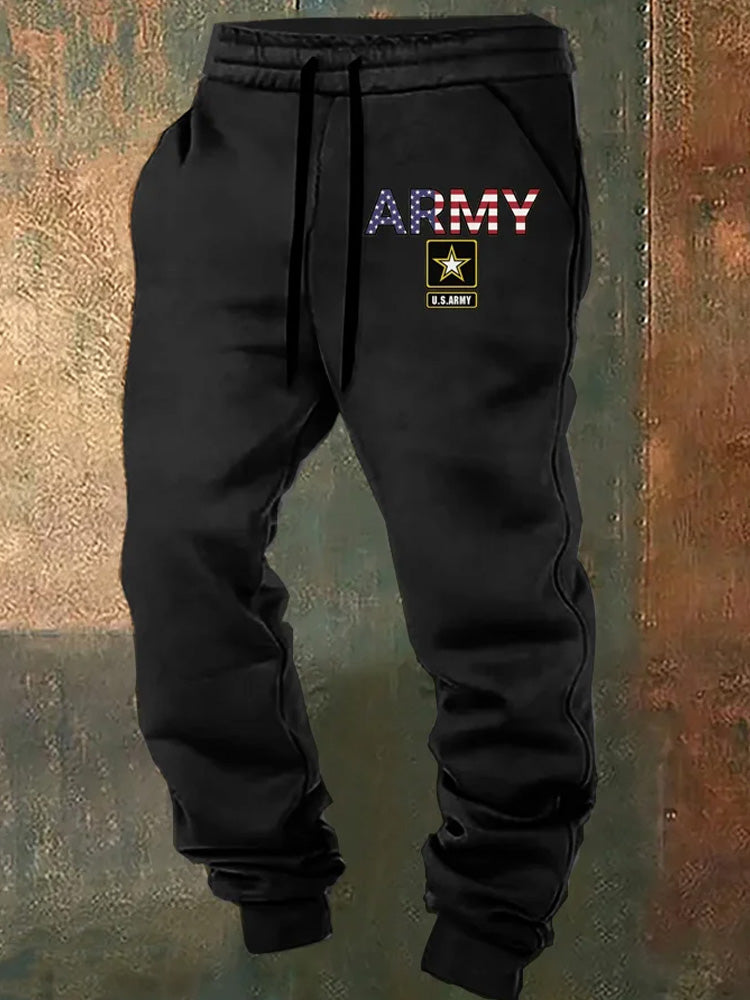 Men's Veterans Army Graphic Classic Sweatpants