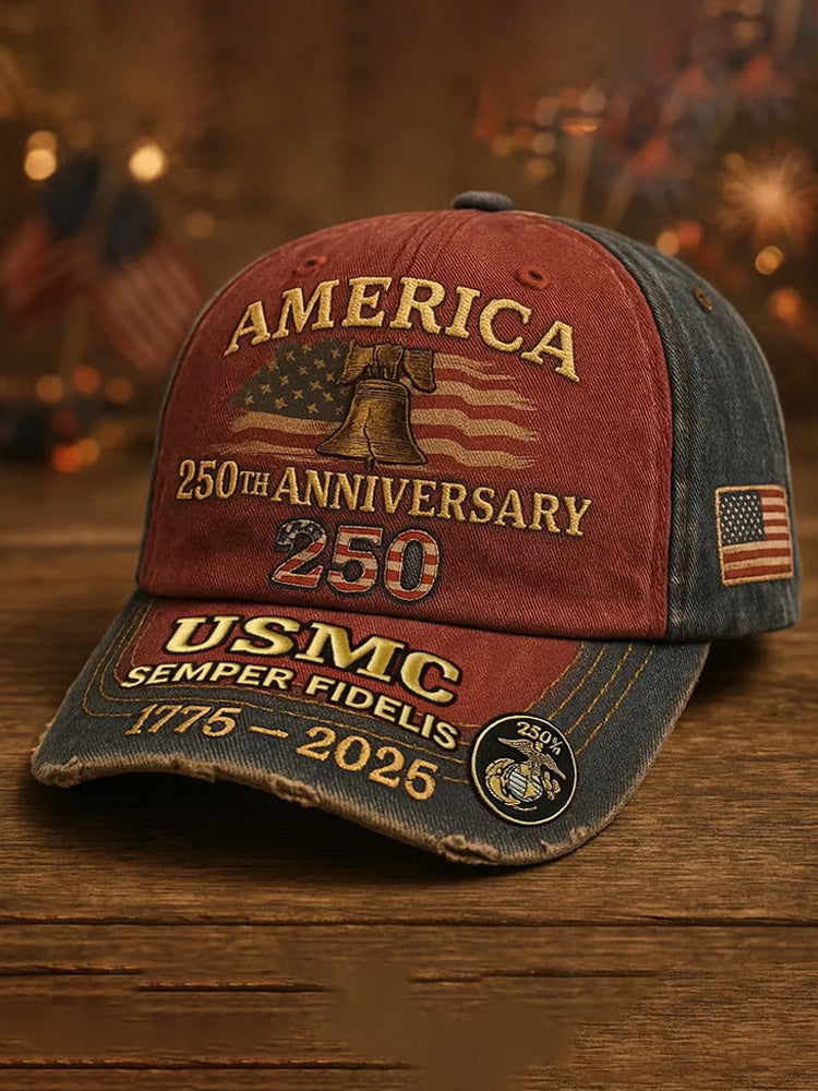 United States 250th Anniversary Print Cap