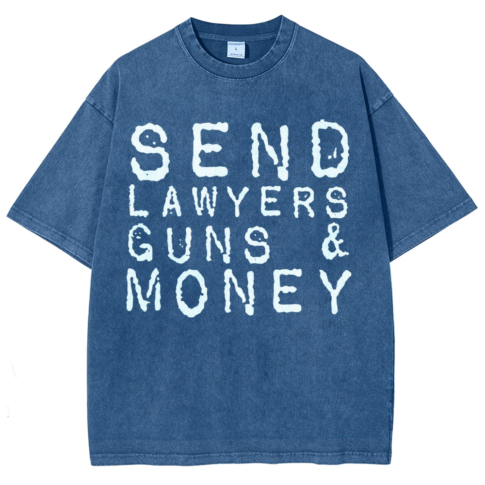 Send Lawyers Guns And Money Vintage Distressed T-shirt