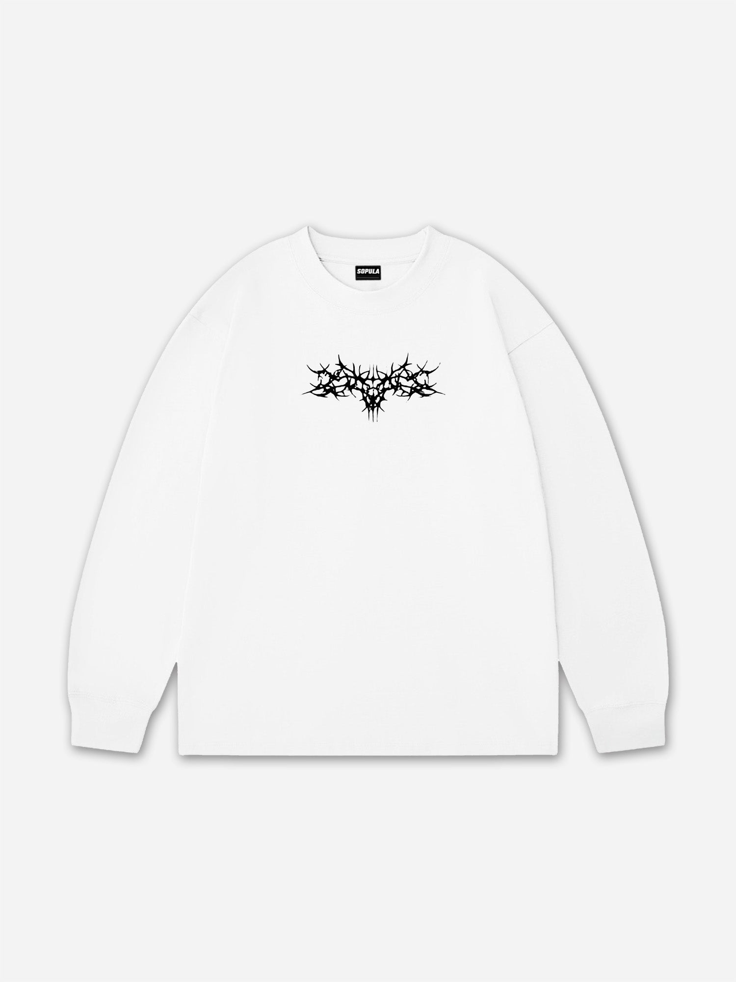 Y2k Angel Wings Gothic Dark Vintage Graphic Long Sleeved T-shirt