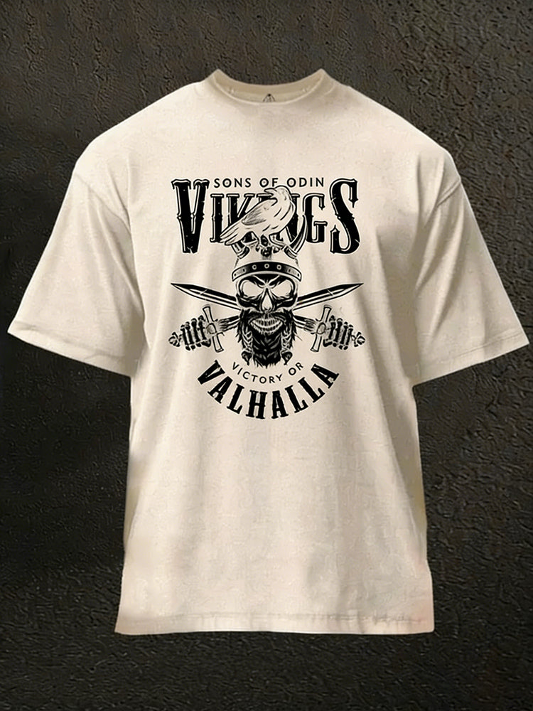Vikings Valhalla Washed Gym Shirt