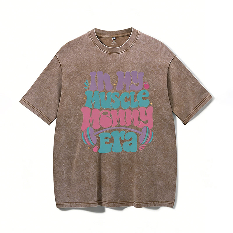 In My Muscle Mommy Era Vintage Gym Shirt