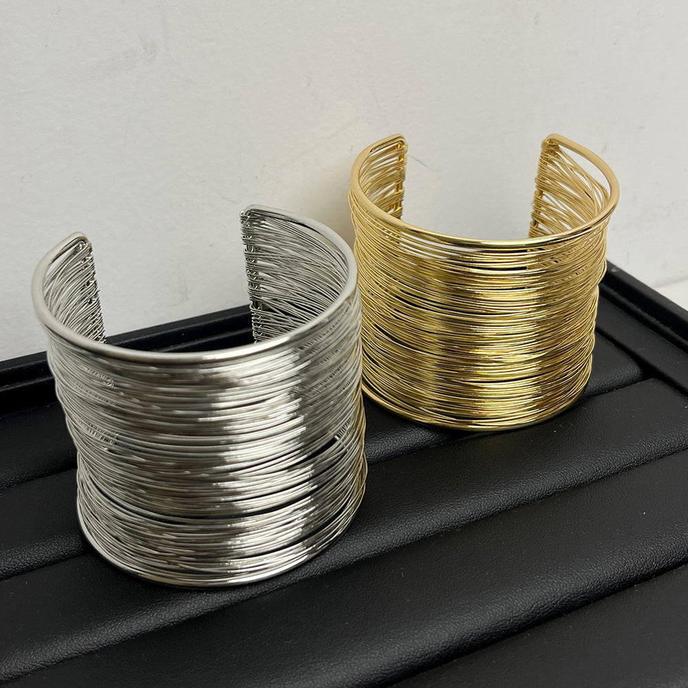 Ancient Egyptian Open Multi-layer Wrapped Arm Band Bracelet