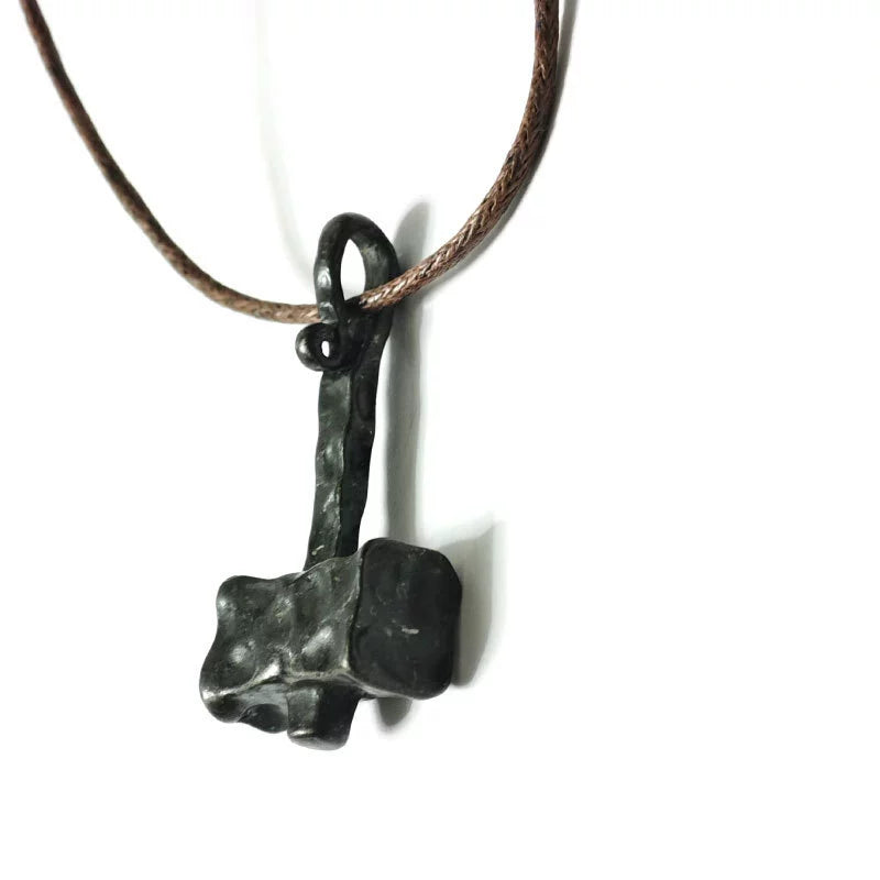 Vintage Viking Hammer Pendant Necklace
