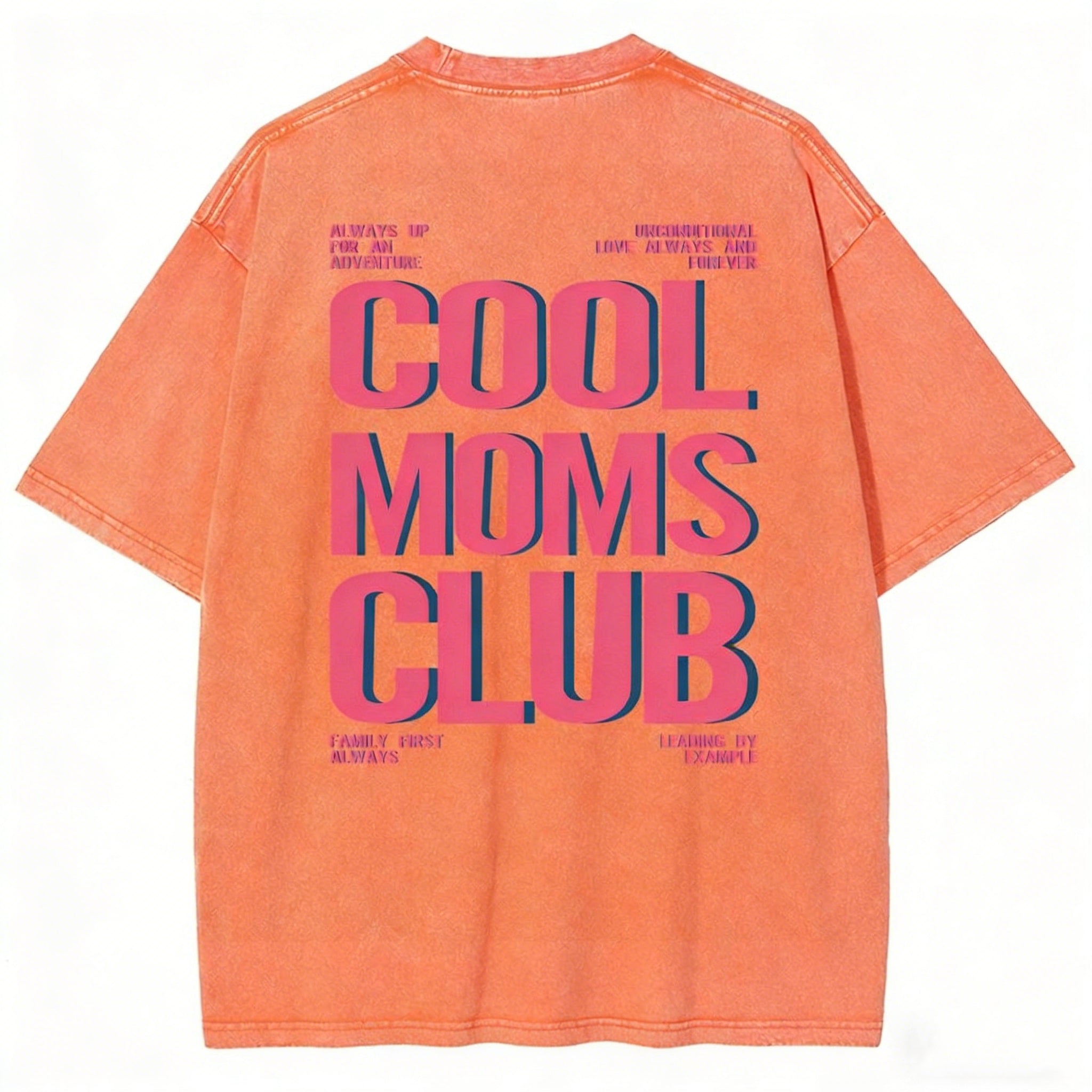 Cool Moms Club Unisex Fit Washed T-shirt