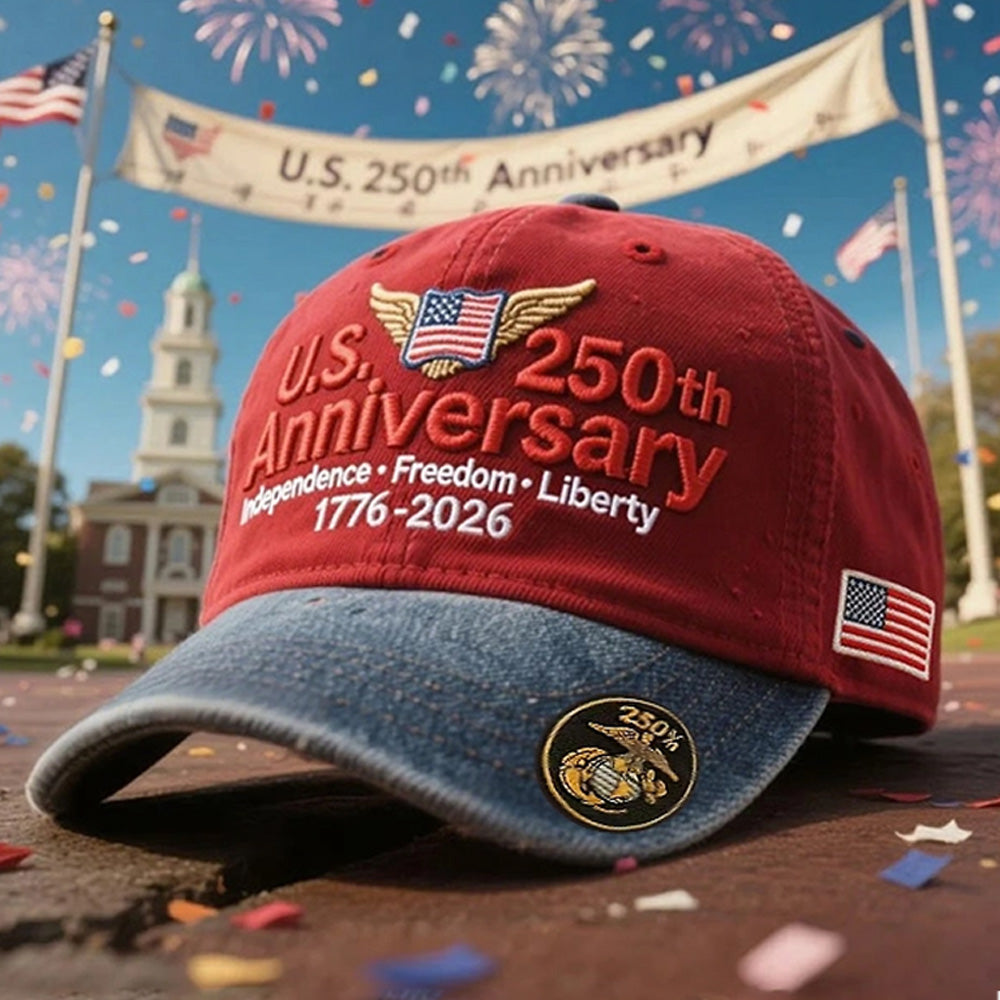 U.s. 250th Anniversary Retro Washed Cap