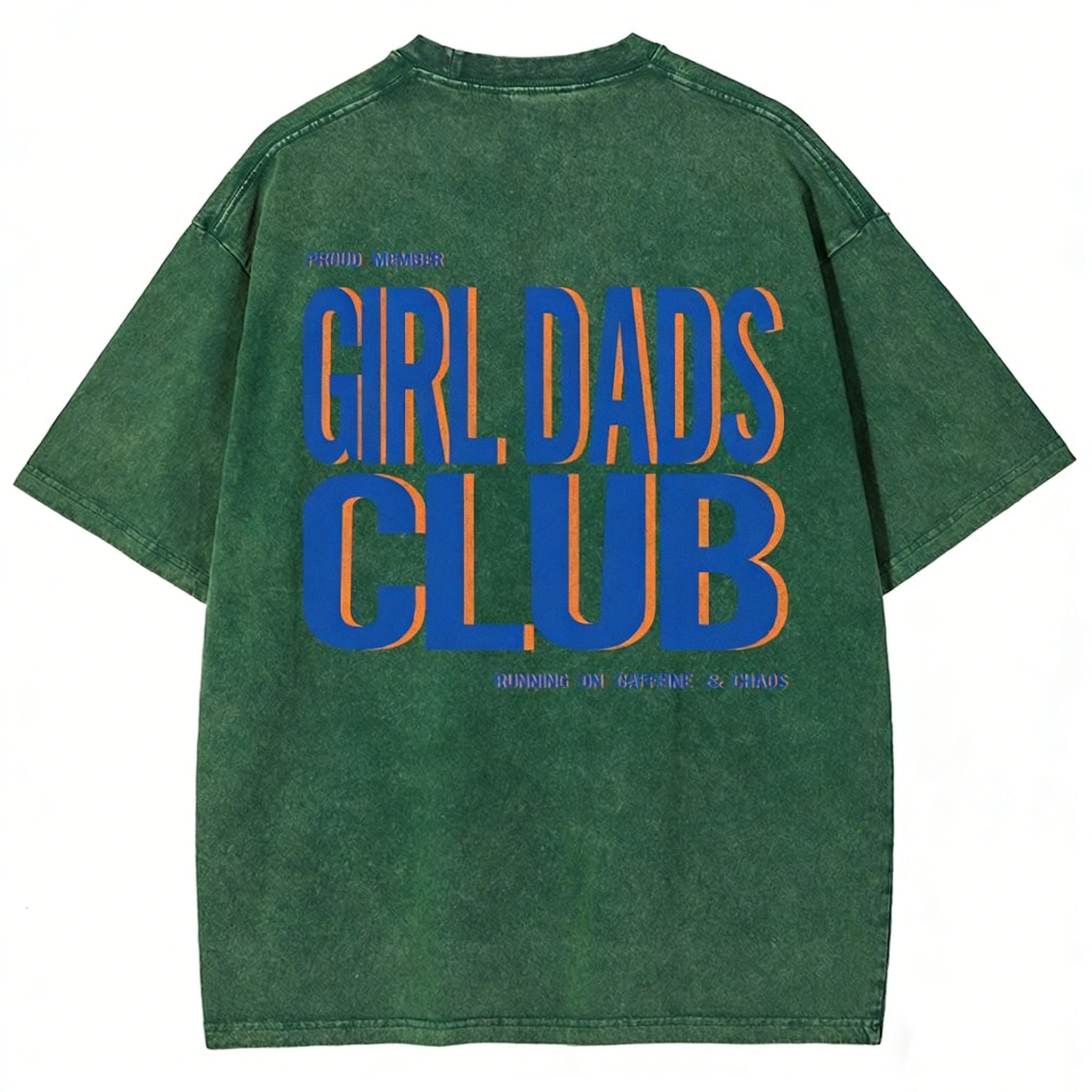 Girl Dads Club Unisex Fit Washed T-shirt