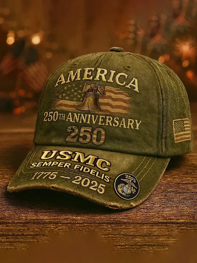 United States 250th Anniversary Print Cap