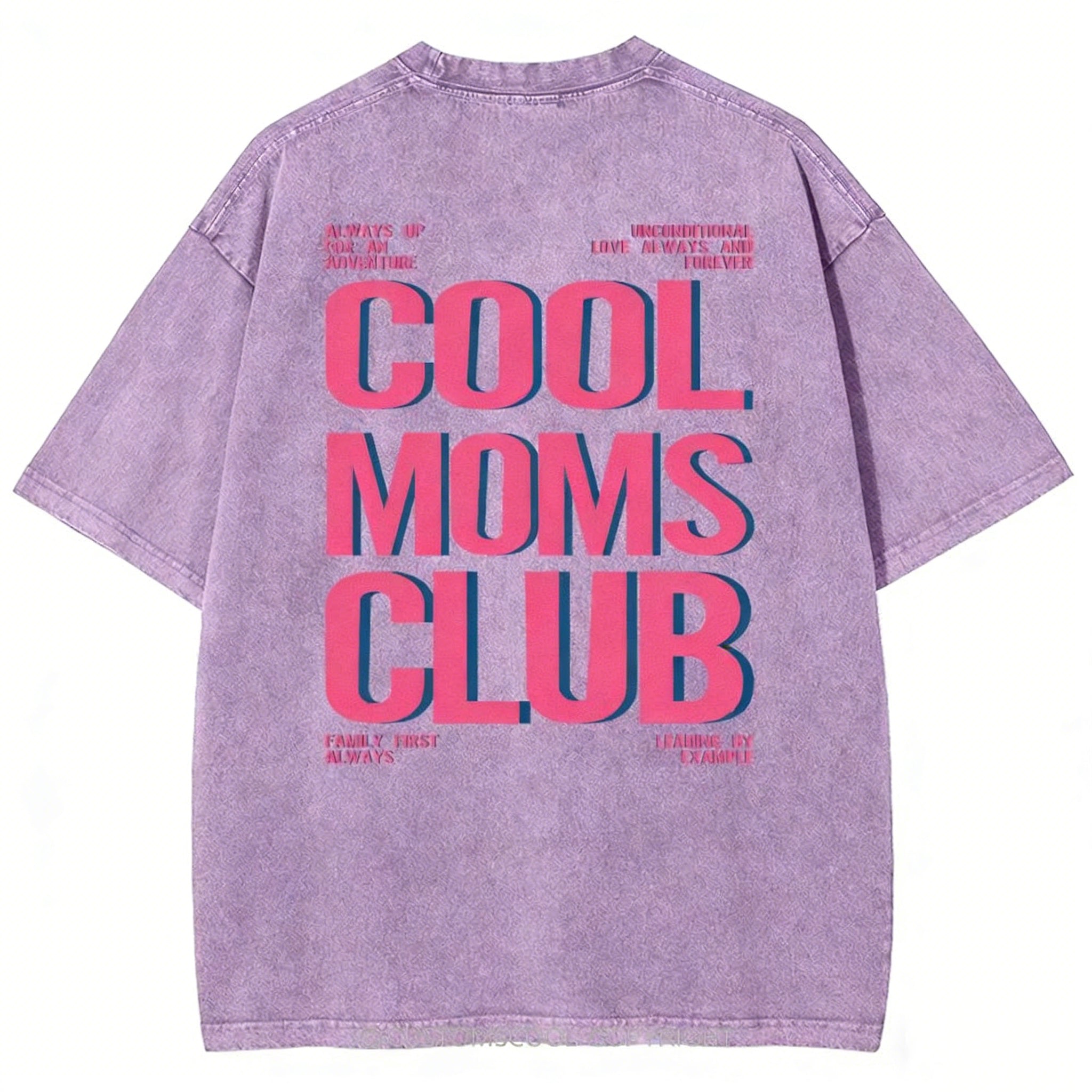 Cool Moms Club Unisex Fit Washed T-shirt