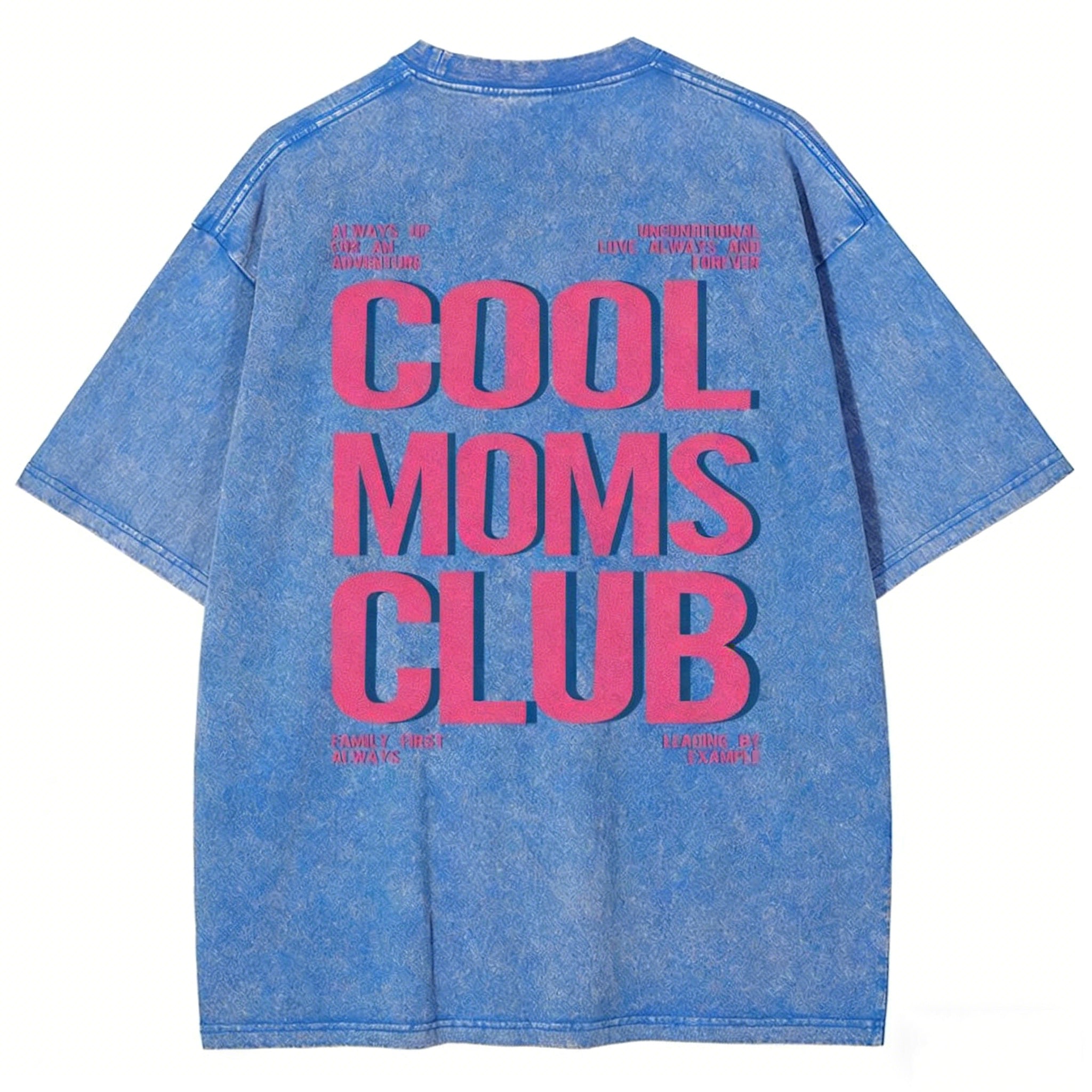 Cool Moms Club Unisex Fit Washed T-shirt