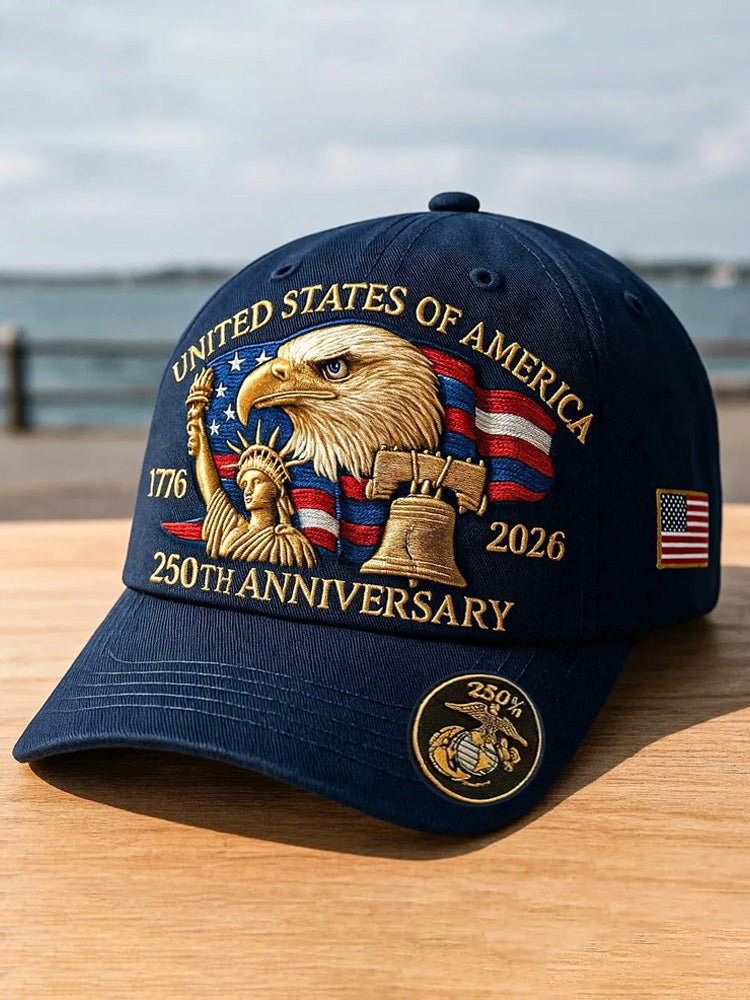 United States 250th Anniversary Print Cap