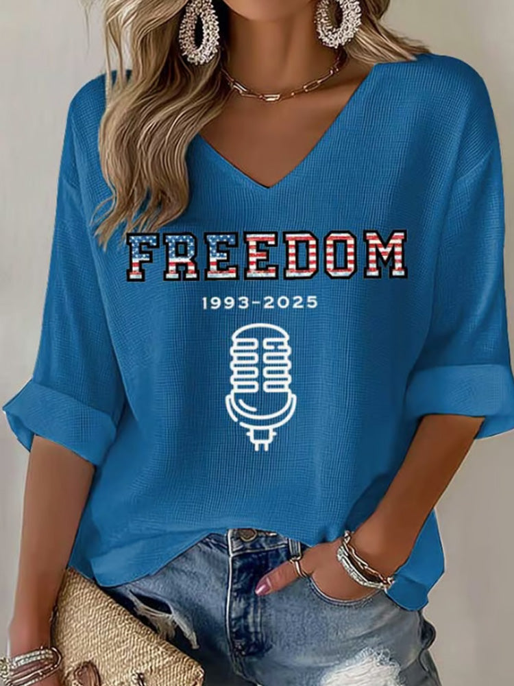 Women's Commemorative Leader Print Waffle T-shirt