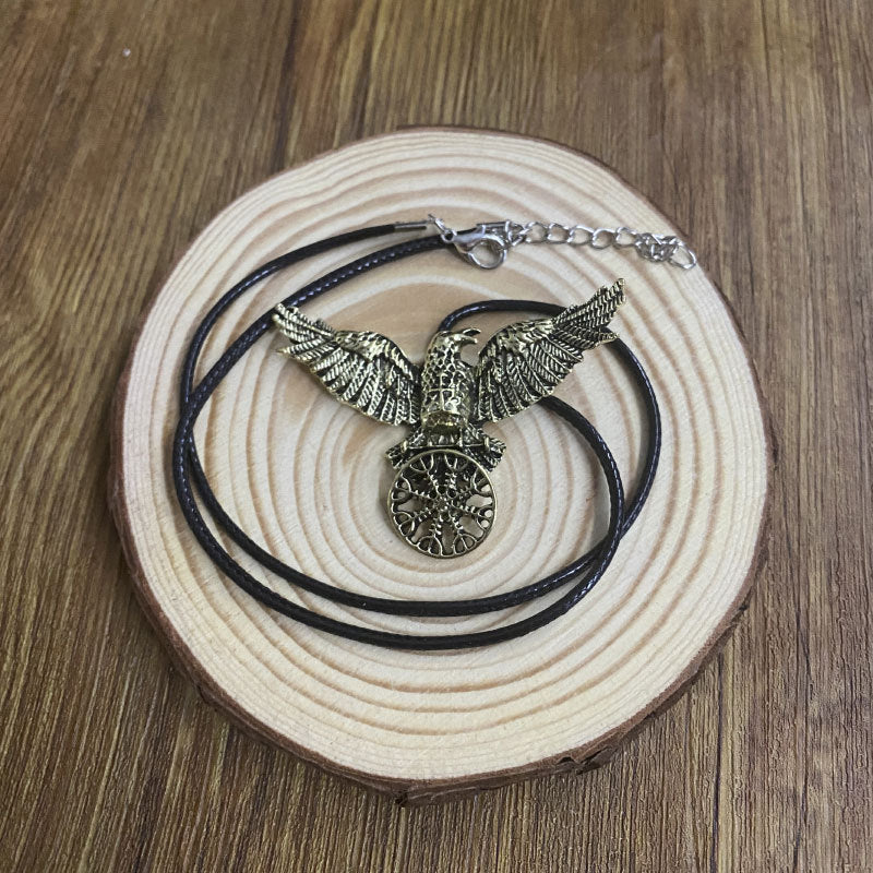Viking Raven Men's Necklace