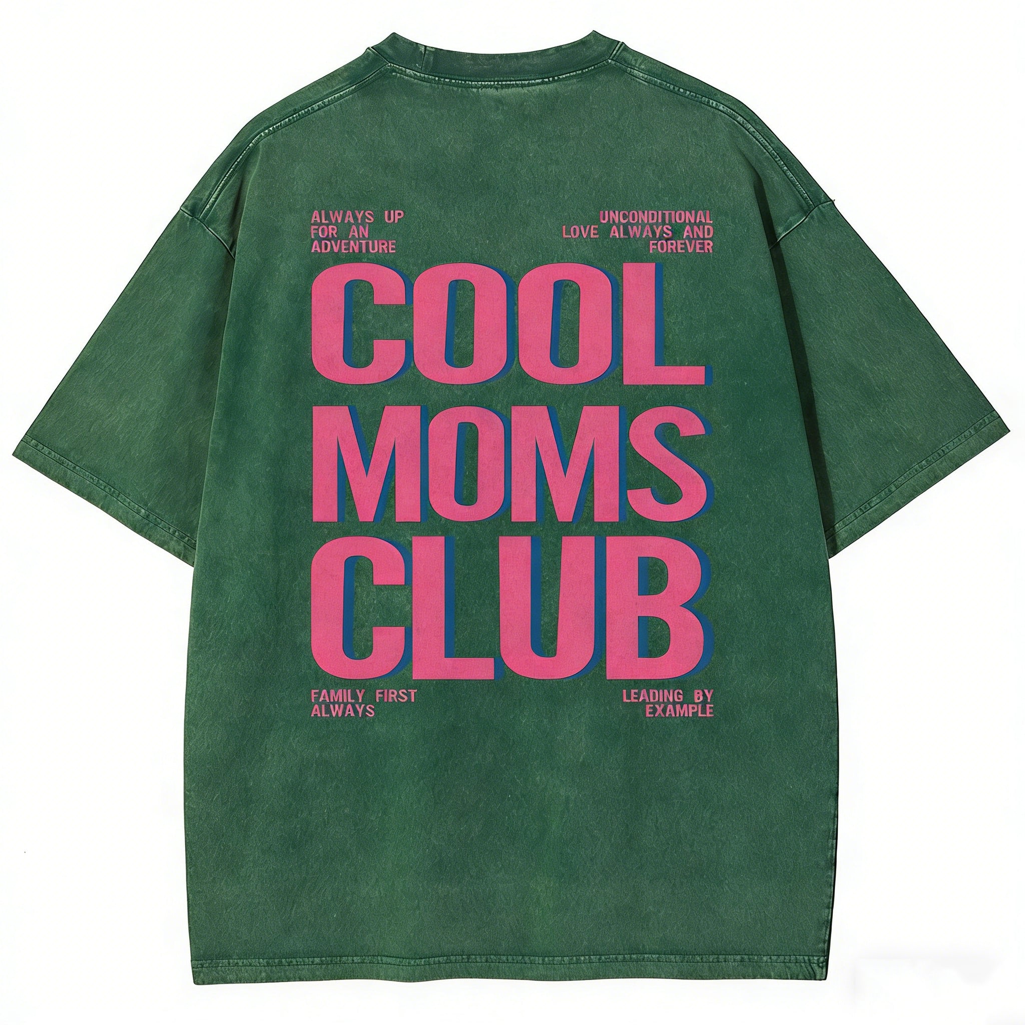 Cool Moms Club Unisex Fit Washed T-shirt