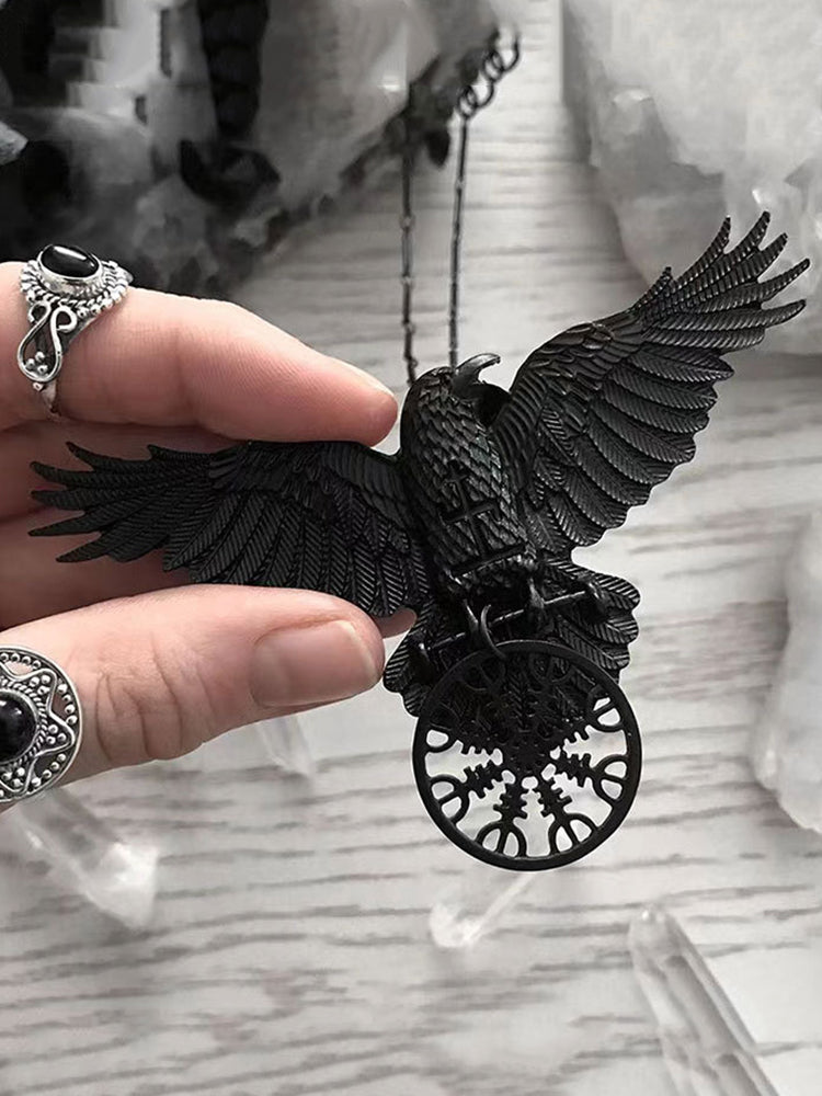 Viking Raven Men's Necklace