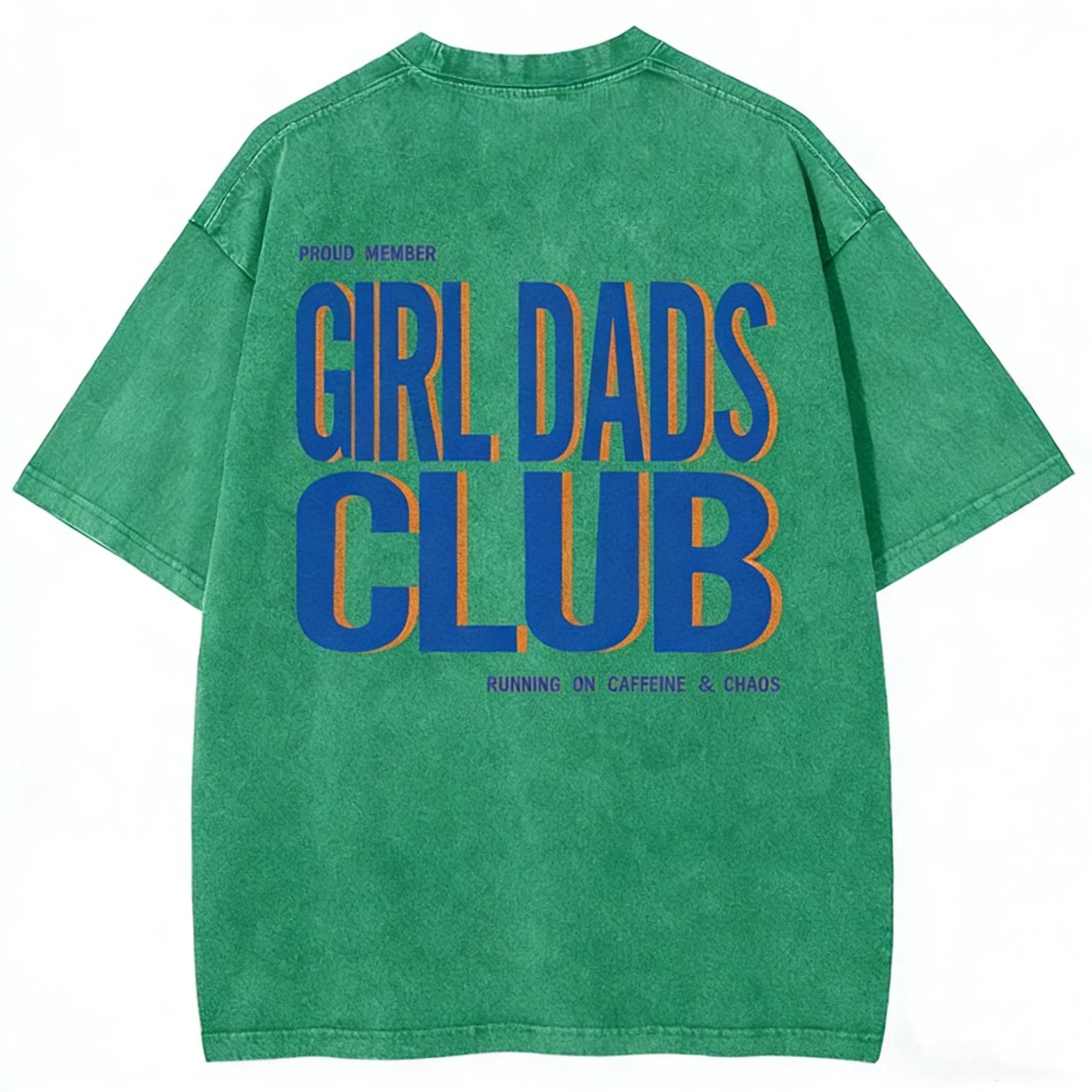 Girl Dads Club Unisex Fit Washed T-shirt