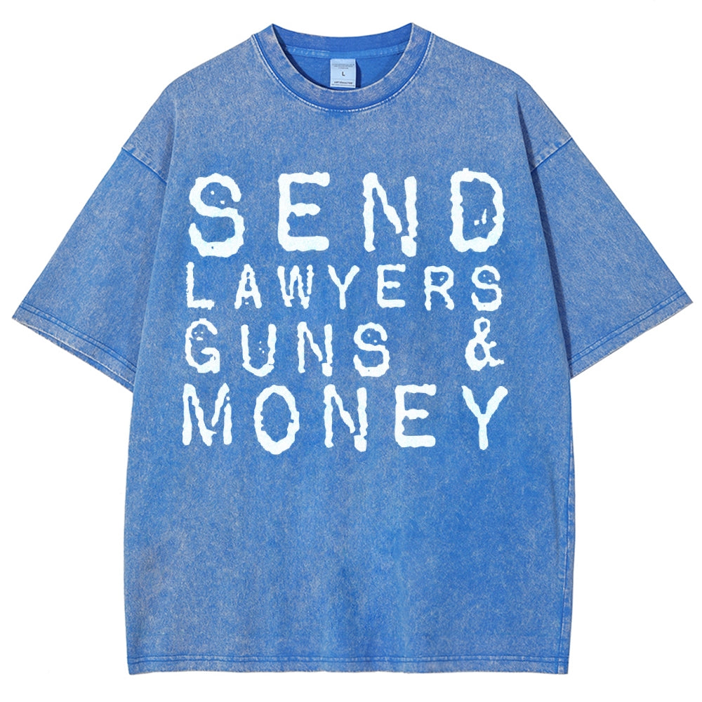 Send Lawyers Guns And Money Vintage Distressed T-shirt