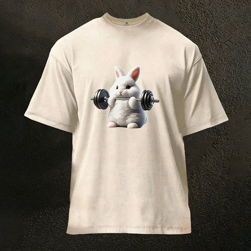 Weightlifting Rabbit Washed Gym Shirt