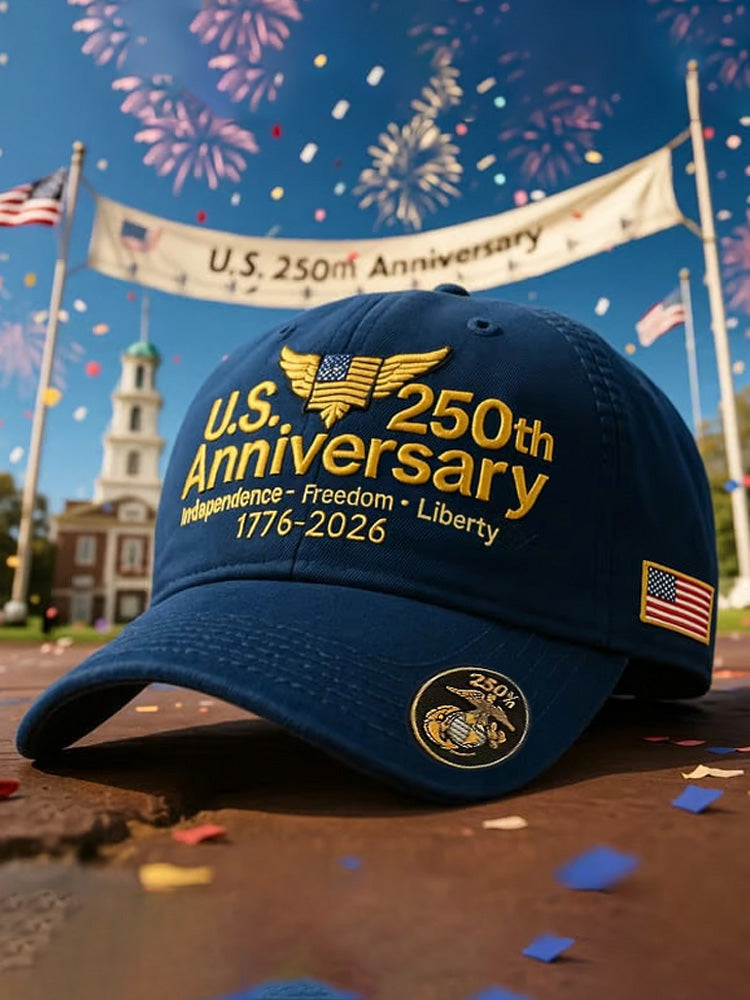 U.s. 250th Anniversary Retro Washed Cap