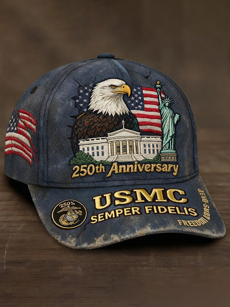 Usa 250th Anniversary Commemorative & Eagle Cap
