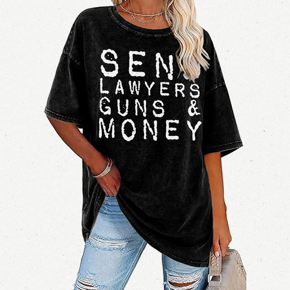 Send Lawyers Guns And Money Vintage Distressed T-shirt