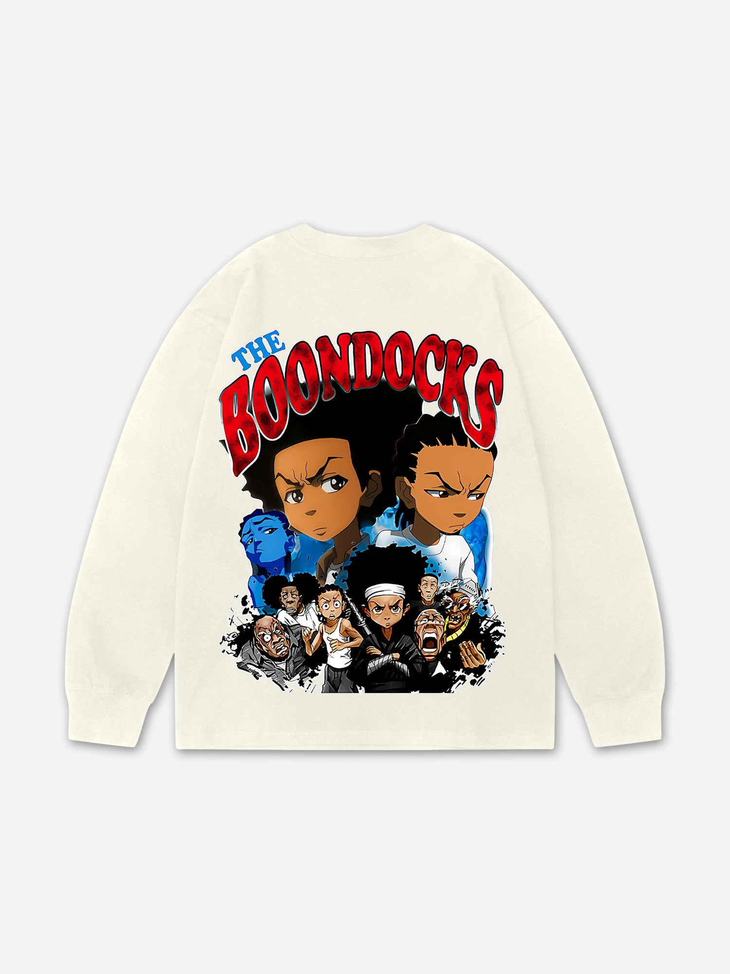The Boondocks Themed Print Graphic Long Sleeved T-shirt