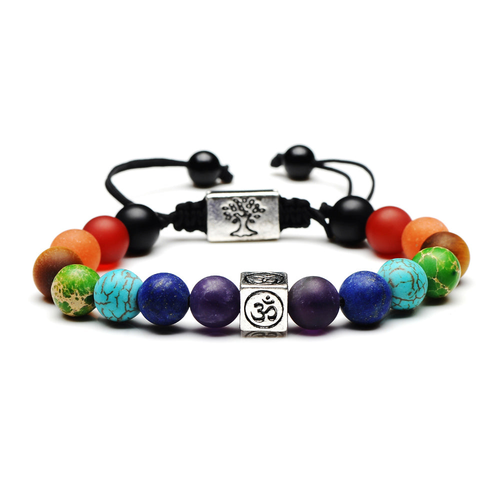 Bohemian Tree Of Life Colorful Braided Bracelet