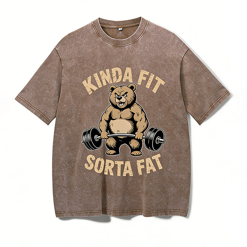 Kinda Fit Sorta Fat Washed Gym Shirt