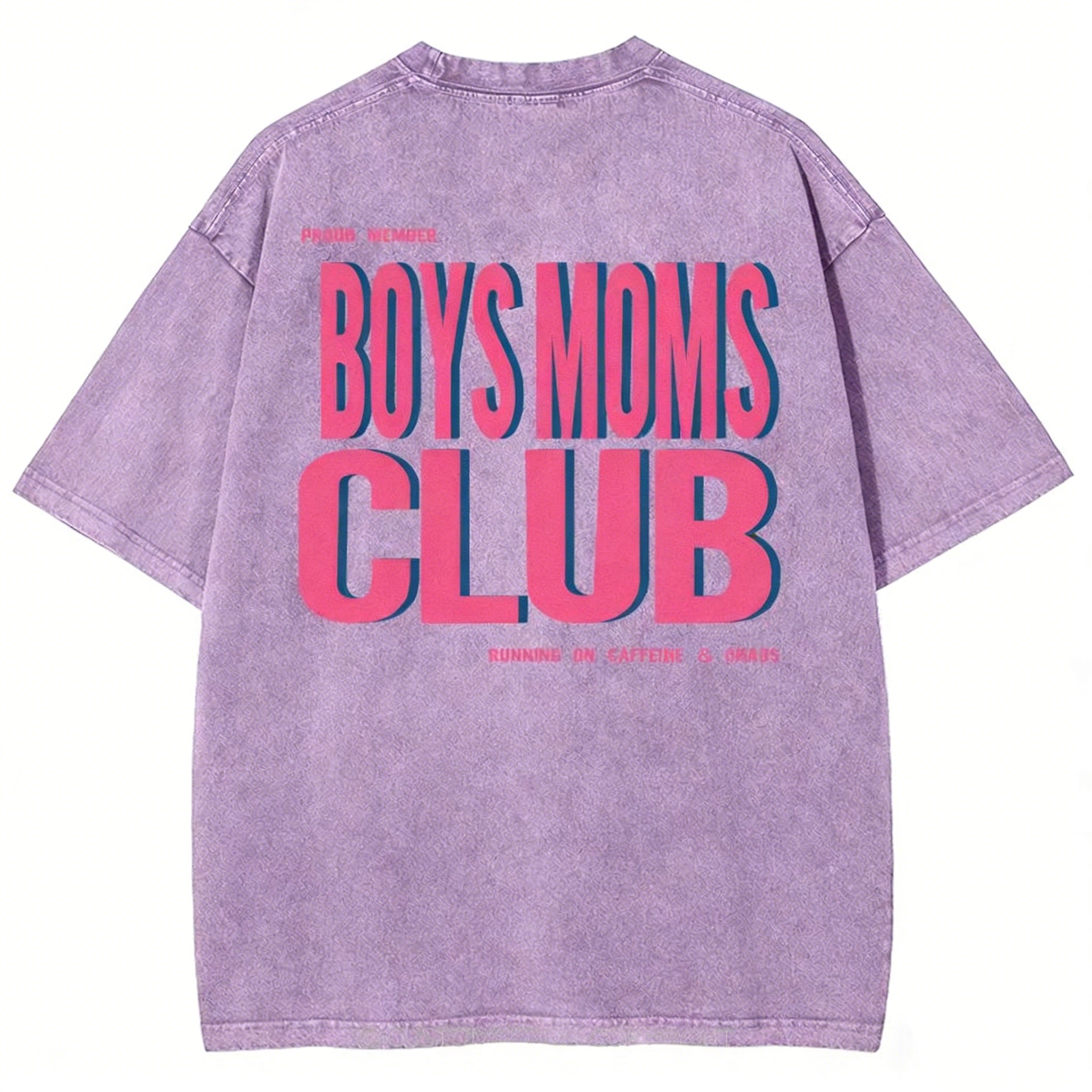 Boys Moms Club Unisex Fit Washed T-shirt