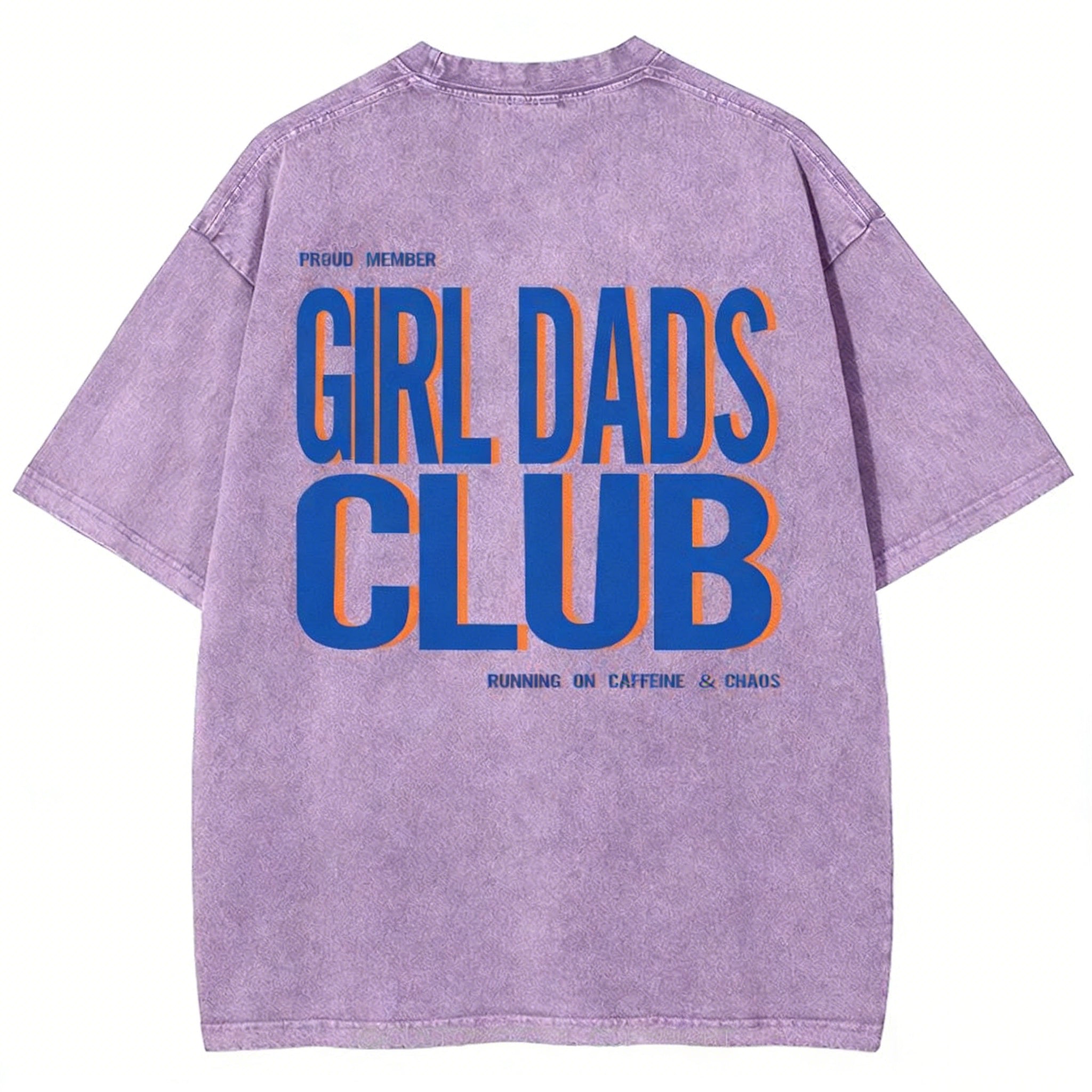 Girl Dads Club Unisex Fit Washed T-shirt