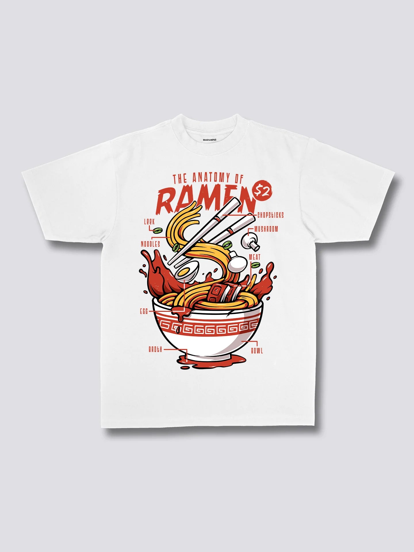 Anatomy Of Ramen T-shirt