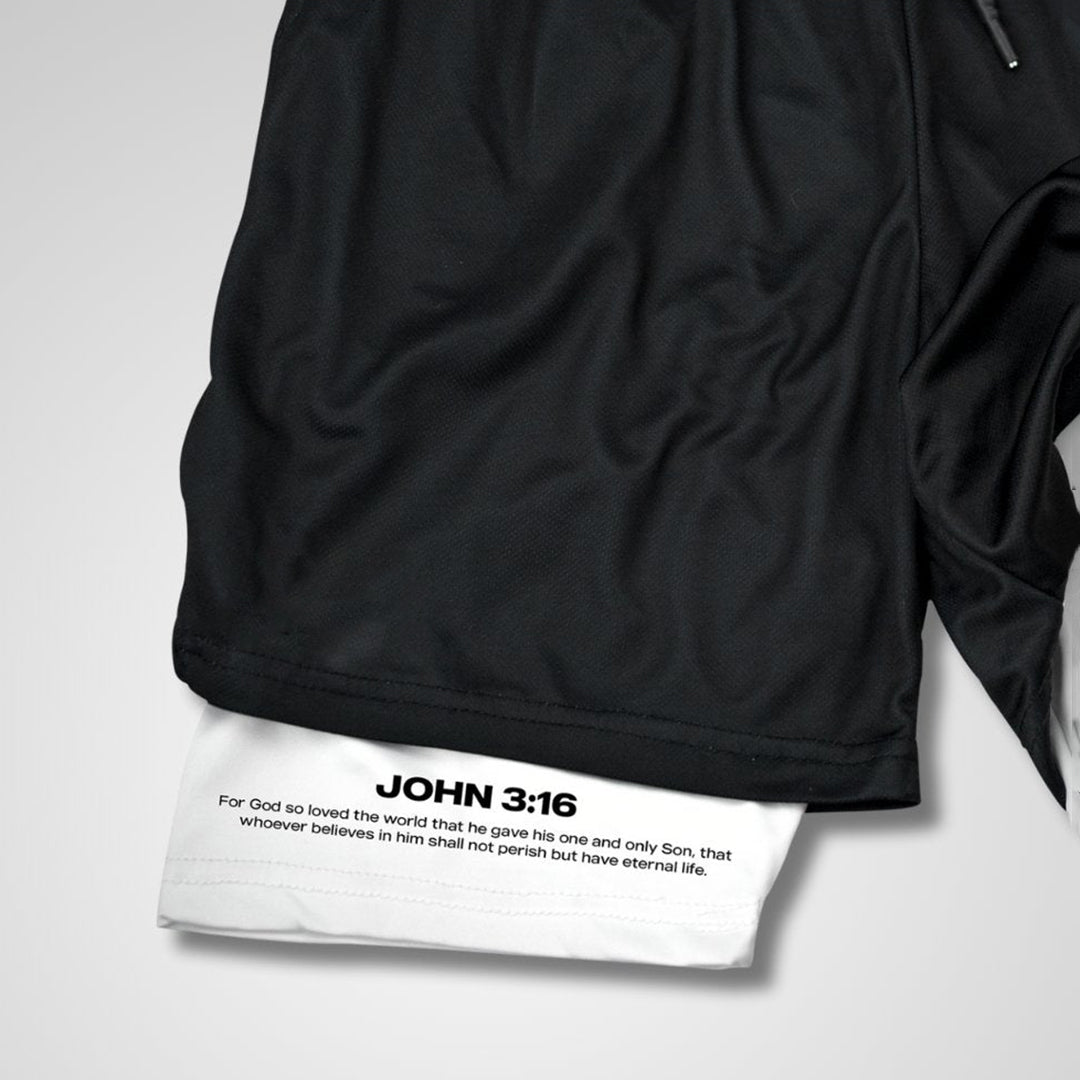 John 3:16 The Cross Performance Shorts