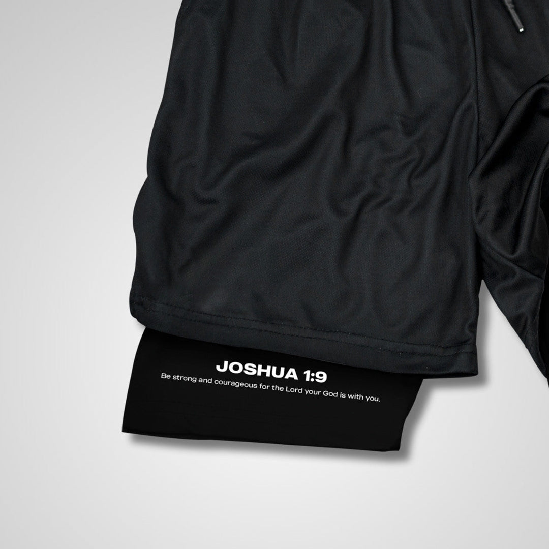 Joshua 1:9 Lion Performance Shorts