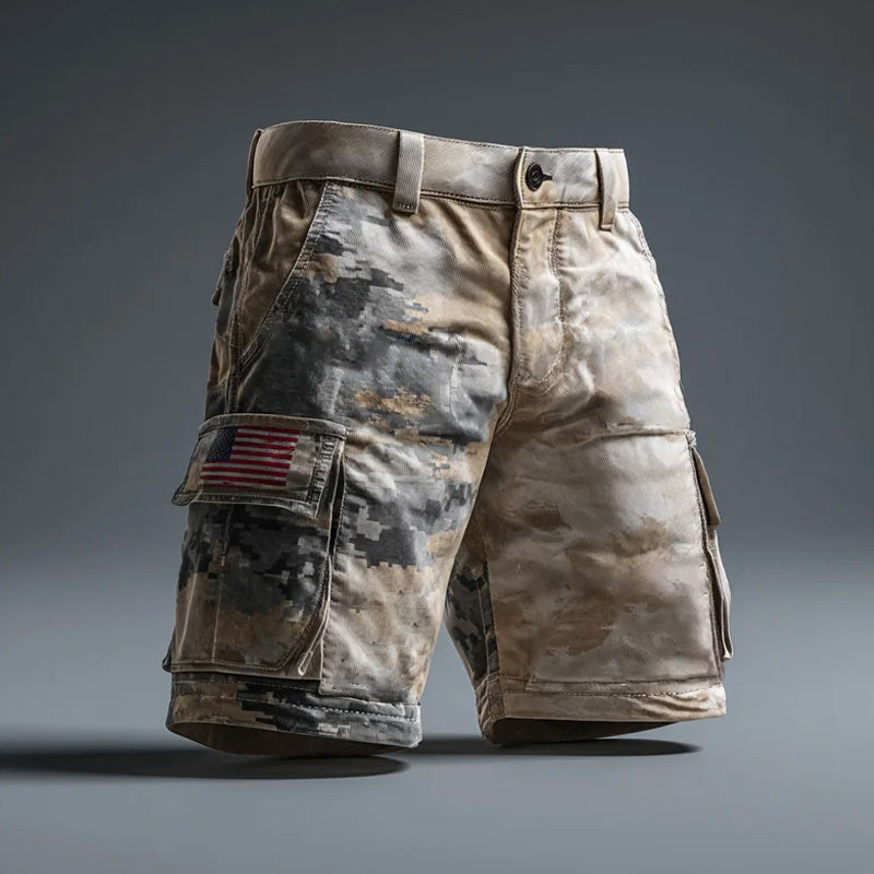 Men's Us 250th Anniversary Camouflage Print Shorts