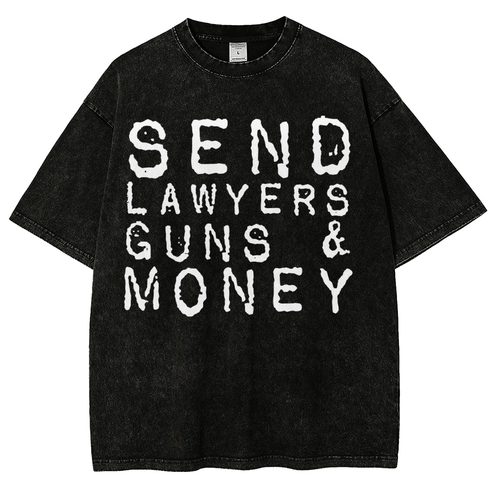 Send Lawyers Guns And Money Vintage Distressed T-shirt