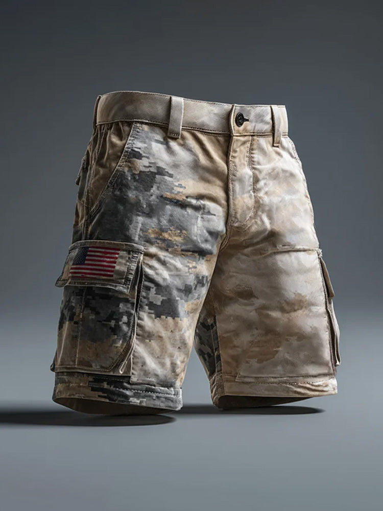 Men's Us 250th Anniversary Camouflage Print Shorts