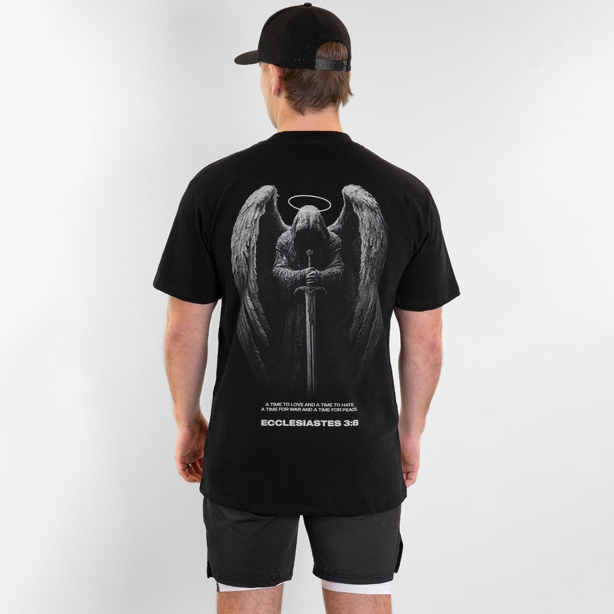 Ecclesiastes 3:8 Wings Of War Oversized T-shirt