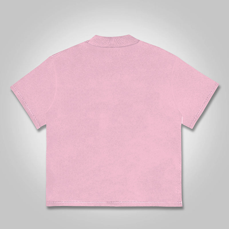 Vintage Sportswear Style, Loose-fitting T-shirt