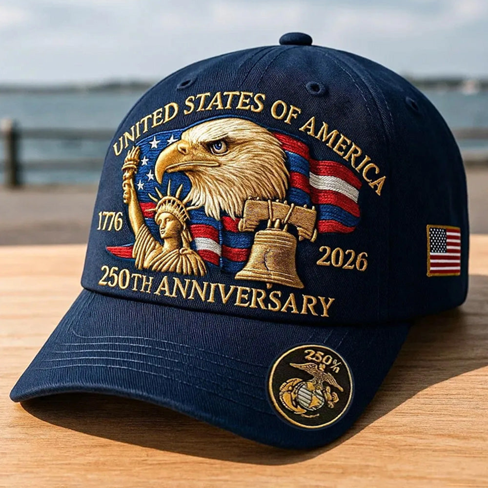 United States 250th Anniversary Print Cap