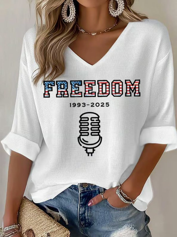 Women's Commemorative Leader Print Waffle T-shirt