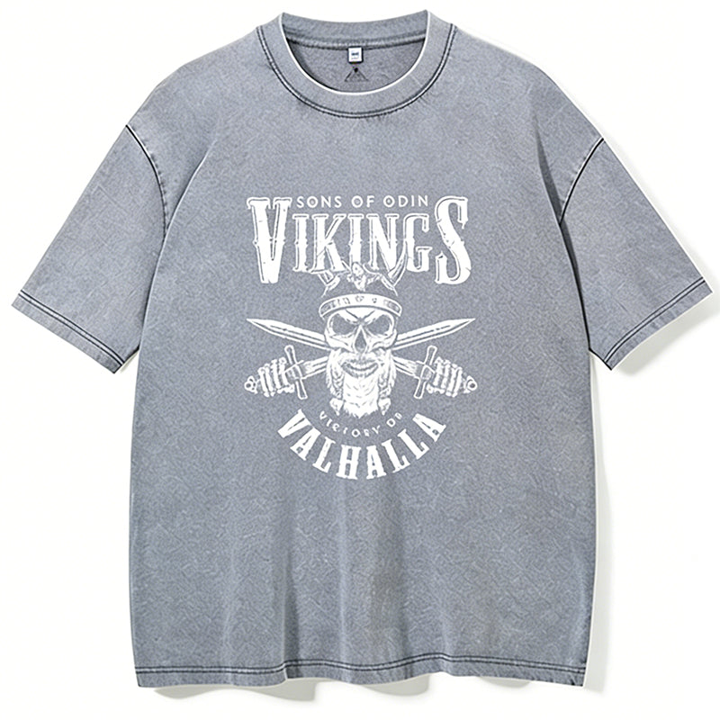 Vikings Valhalla Washed Gym Shirt