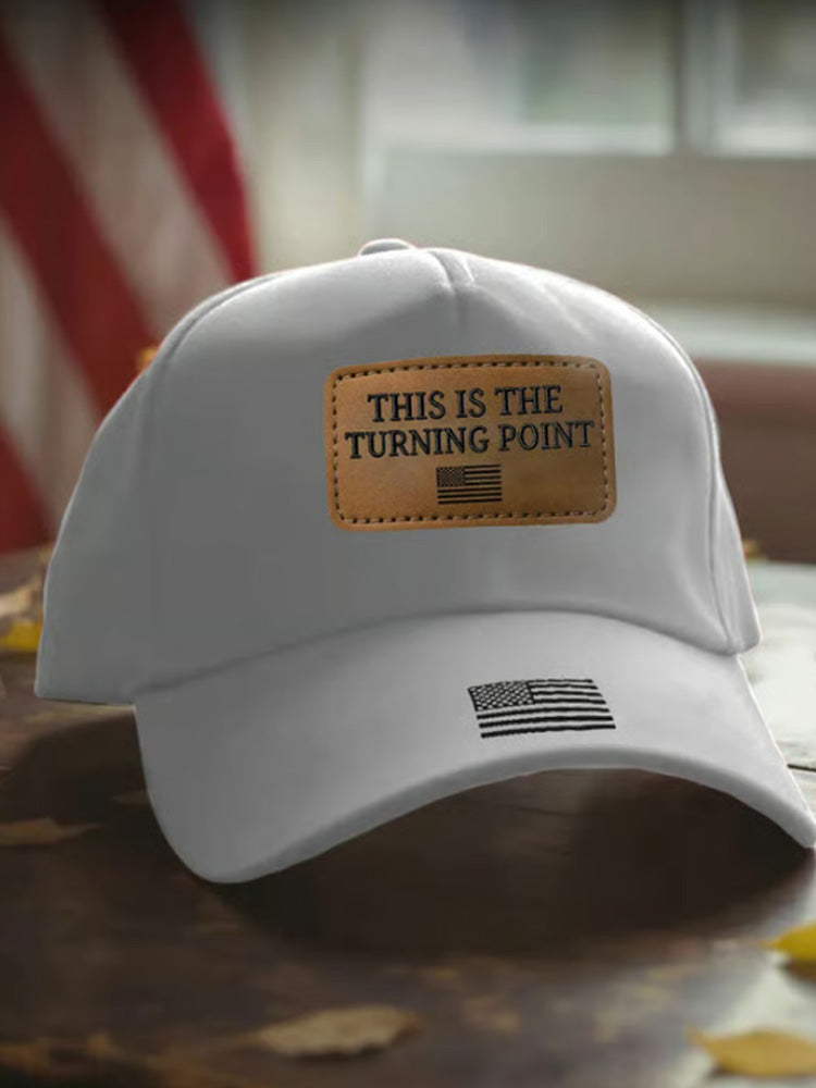 This Is A Turning Point Print Baseball Cap